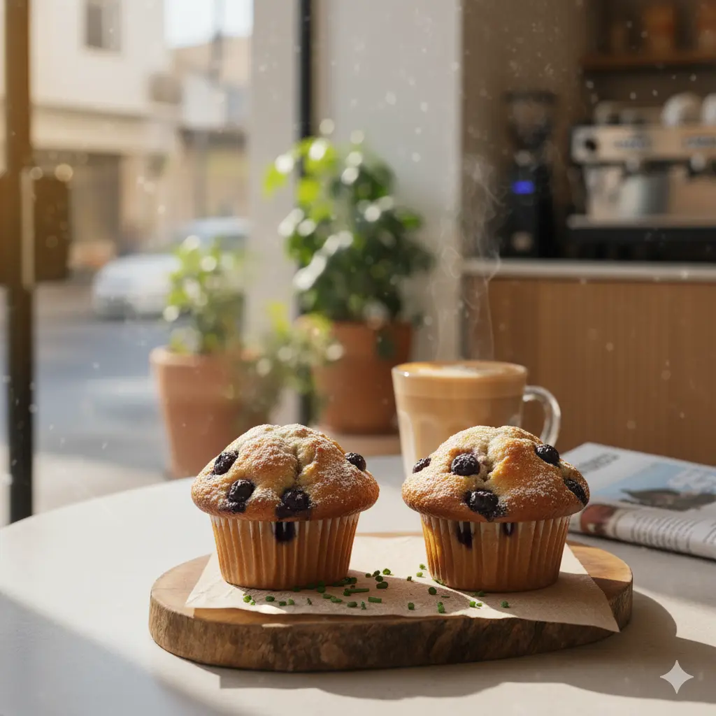 מאפין אוכמניות