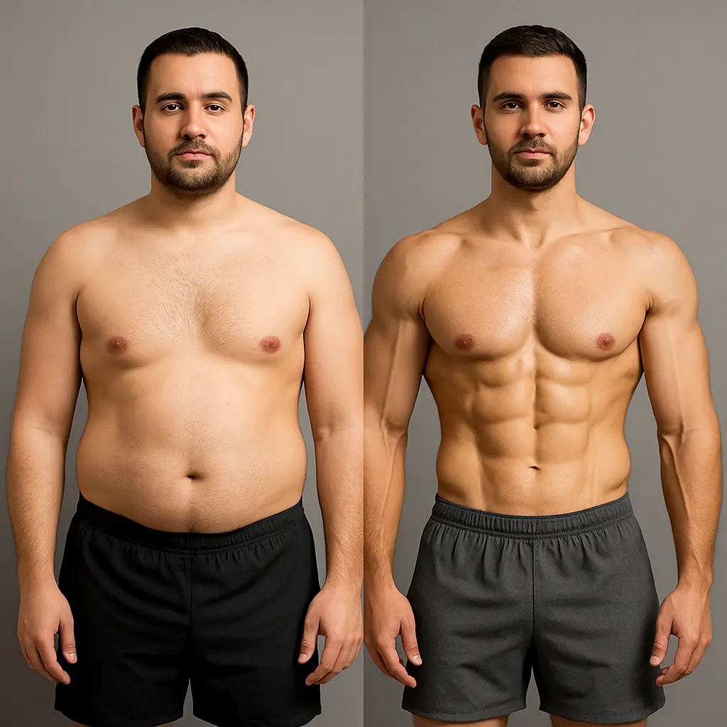 מתאמן לפני ואחרי