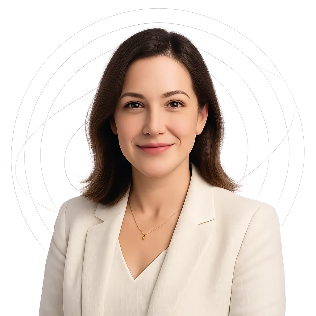 פורטרט של מאמנת עסקית, Studio Orbit Coaching