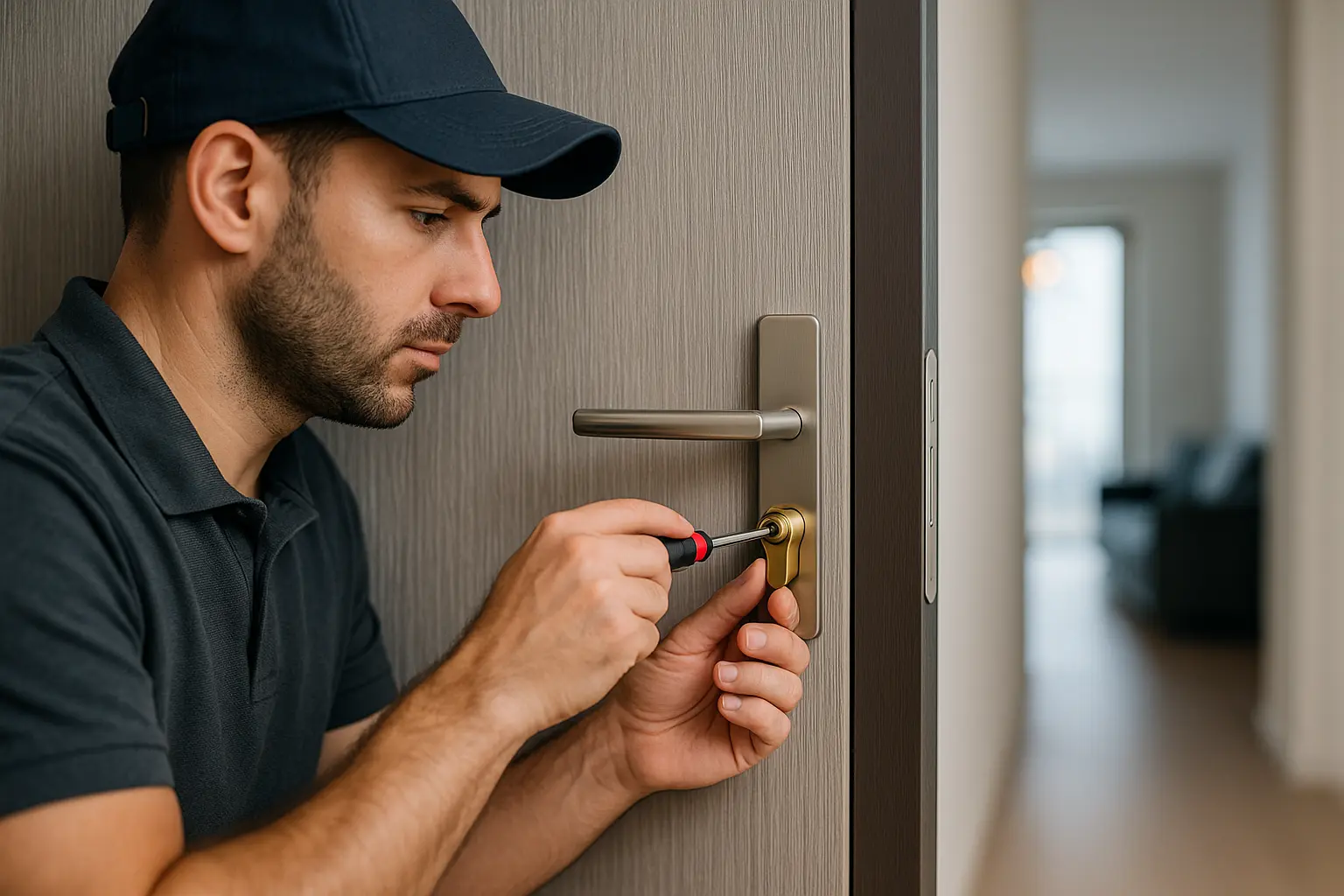 מנעולן מחליף צילינדר מאובטח בדלת