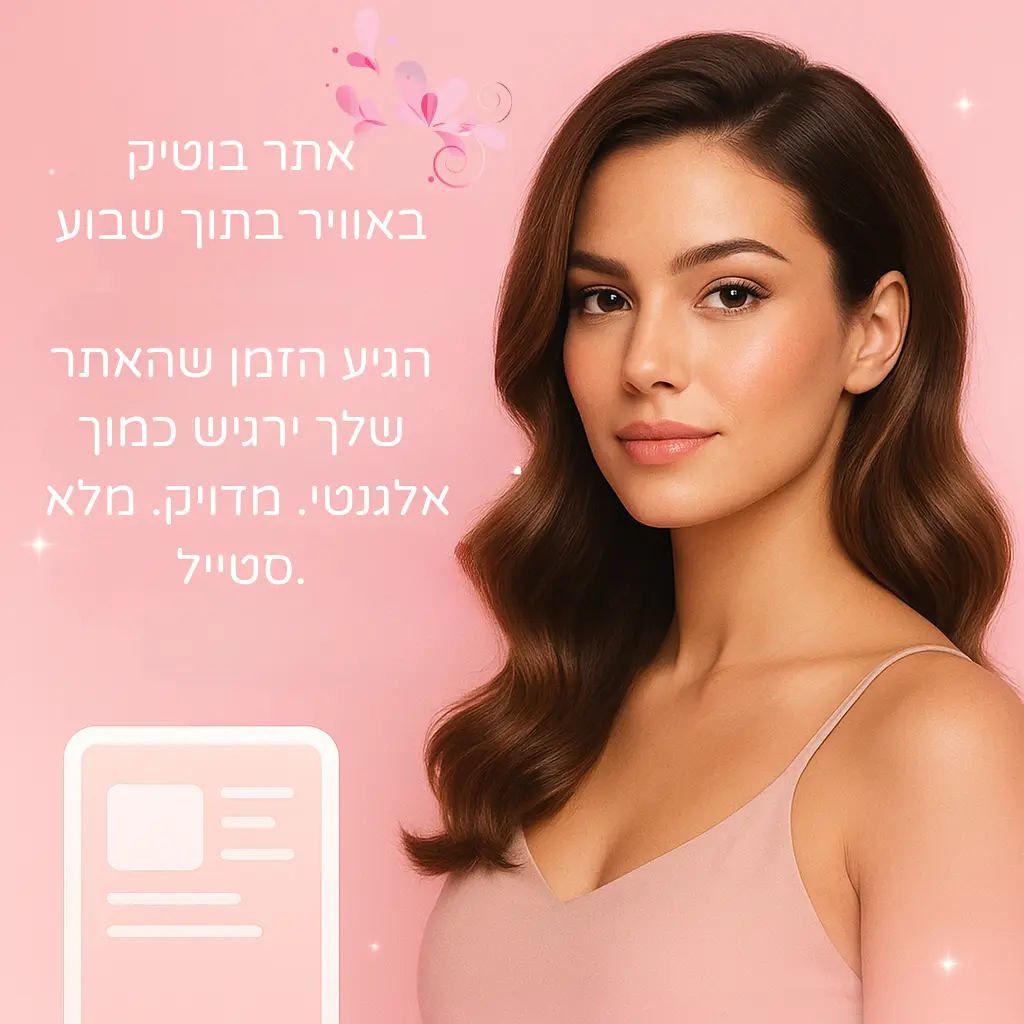 מעצבת שיער מטפלת בלקוחה במכון יופי עם אתר של WebLite ברקע