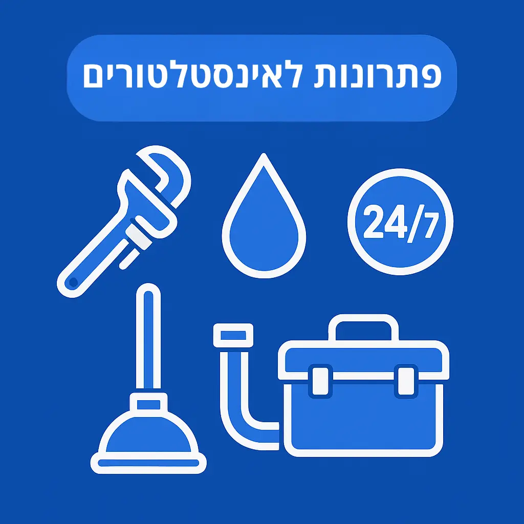 פתרונות לאינסטלטורים