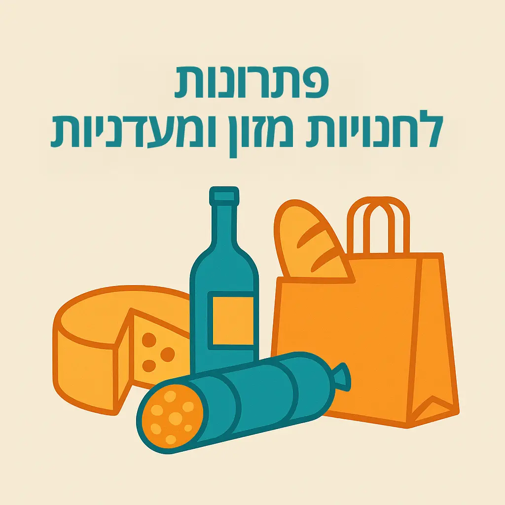 פתרונות למעדניות וחנויות מזון